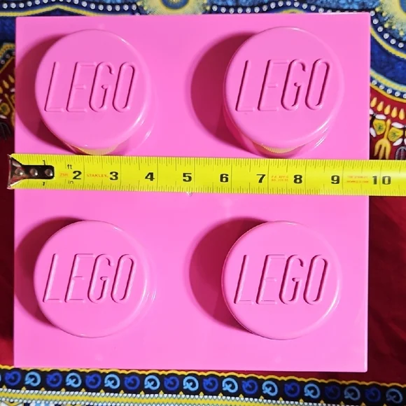 LEGO Large Vibrant Pink Stackable Organizer Storage Cube - Picture 11 of 12